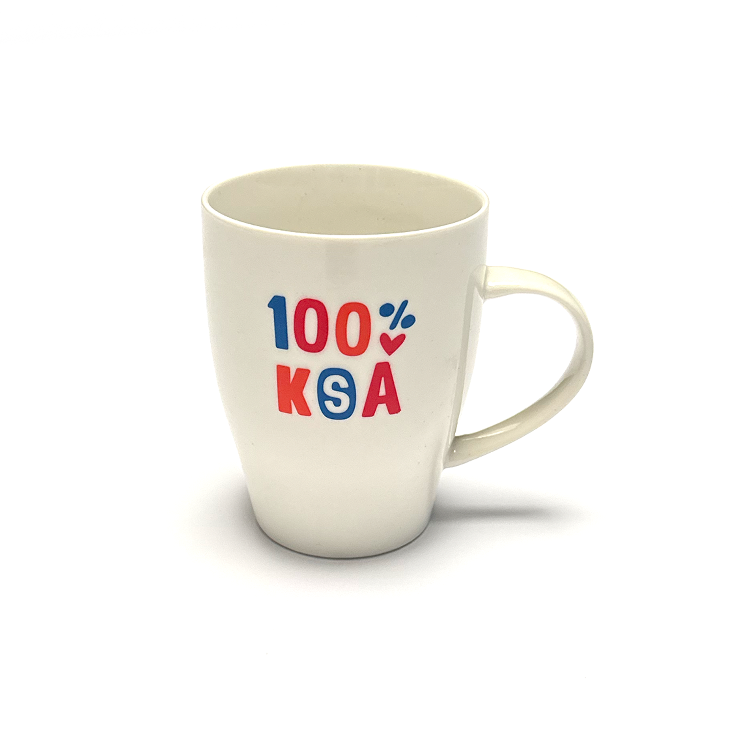 KSA-mok met de opdruk 100% KSA