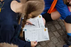 Leiding die papieren vast heeft