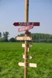 Pijlen die richtingen aangeven